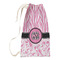 Zebra & Floral Small Laundry Bag - Front View