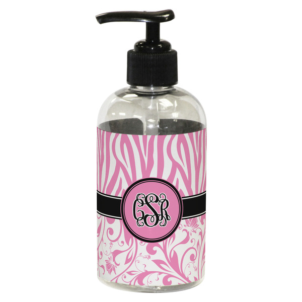Zebra & Floral Small Soap/Lotion Bottle