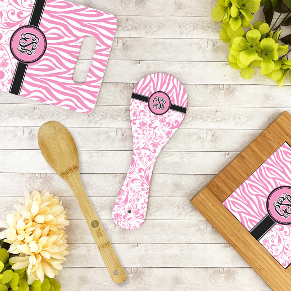Zebra & Floral Spoon Rest Trivet - LIFESTYLE