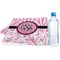 Zebra & Floral Sports Towel Folded with Water Bottle