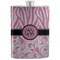 Zebra & Floral Stainless Steel Flask