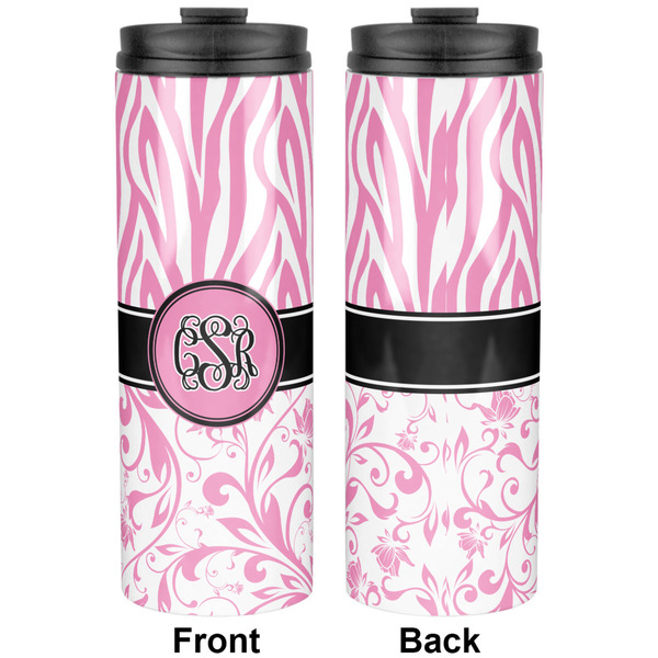 Zebra & Floral Stainless Steel Tumbler - Apvl