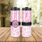 Zebra & Floral Stainless Steel Tumbler - Lifestyle