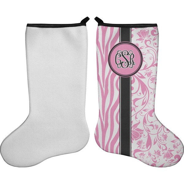 Zebra & Floral Stocking - Single-Sided - Approval