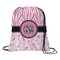 Zebra & Floral Drawstring Backpack