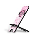 Zebra & Floral Stylized Cell Phone Stand - Small w/ Monograms
