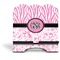 Zebra & Floral Stylized Tablet Stand - Front without iPad
