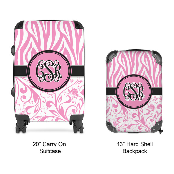 Zebra & Floral Suitcase Set 4 - APPROVAL
