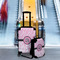 Zebra & Floral Suitcase Set 4 - IN CONTEXT