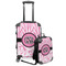 Zebra & Floral Kids 2-Piece Luggage Set - Suitcase & Backpack (Personalized)