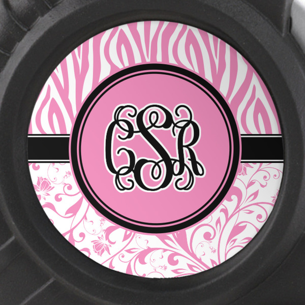 Zebra & Floral Tape Measure - 25ft - detail