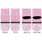 Zebra & Floral Toddler Ankle Socks - Double Pair - Front and Back - Apvl