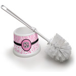 Zebra & Floral Toilet Brush (Personalized)