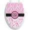 Zebra & Floral Toilet Seat Decal (Personalized)