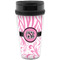 Zebra & Floral Acrylic Travel Mug without Handle (Personalized)
