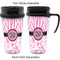 Zebra & Floral Travel Mugs - with & without Handle