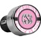 Zebra & Floral USB Car Charger (Personalized)