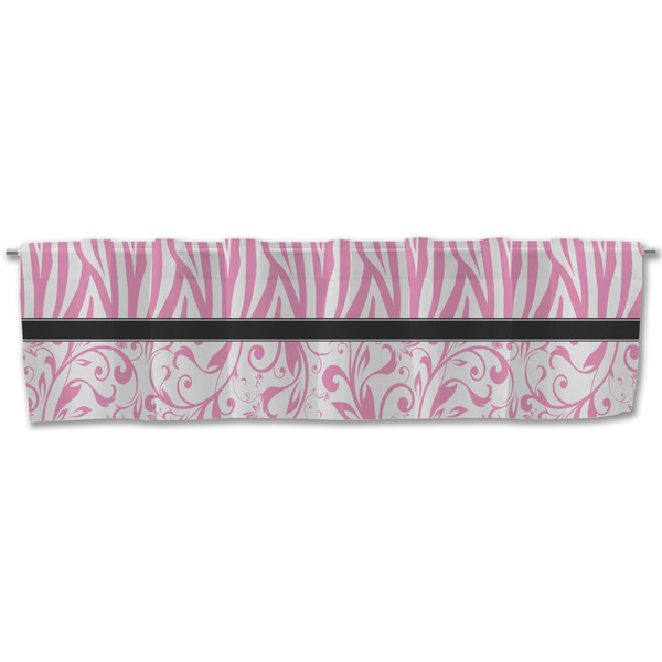 Zebra & Floral Valance - Front