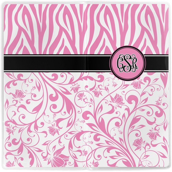 Zebra & Floral Vinyl Document Wallet - Apvl