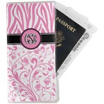Zebra & Floral Travel Document Holder