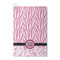 Zebra & Floral Waffle Weave Golf Towel - Front/Main