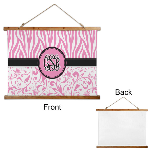 Zebra & Floral Wall Hanging Tapestry - Landscape - APPROVAL