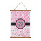 Zebra & Floral Wall Hanging Tapestry (Personalized)