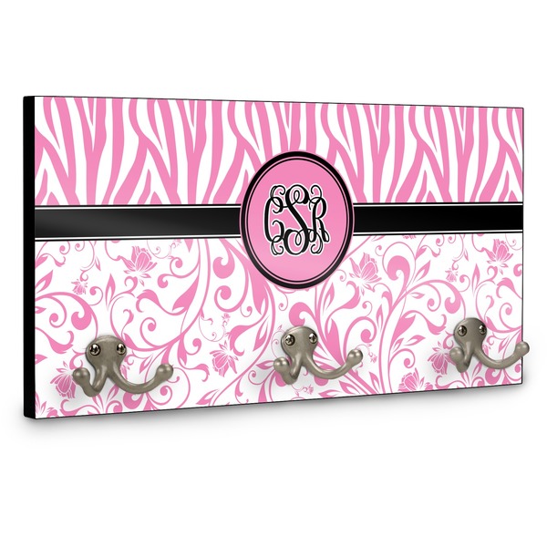 Zebra & Floral Coat Hanger Main