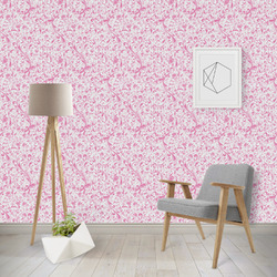 Zebra & Floral Wallpaper & Surface Covering (Water Activated - Removable)