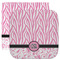 Zebra & Floral Facecloth / Wash Cloth (Personalized)