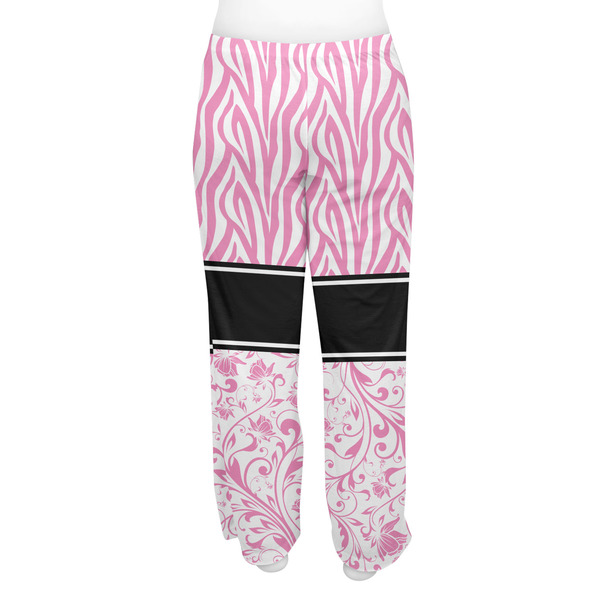 Zebra & Floral Women's Pj on model - Back