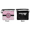 Zebra & Floral Wristlet ID Cases - Front & Back