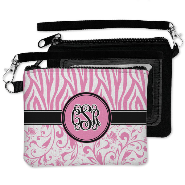 Zebra & Floral Wristlet ID Cases - MAIN