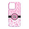Zebra & Floral iPhone 13 Case - Back