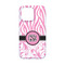 Zebra & Floral iPhone 13 Mini Case - Back