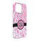 Zebra & Floral iPhone Case - Plastic - iPhone 13 Pro Max (Personalized)