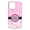 Zebra & Floral iPhone 13 Pro Max Case - Back