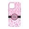 Zebra & Floral iPhone 13 Tough Case - Back