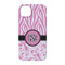 Zebra & Floral iPhone 14 Case - Back