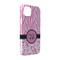 Zebra & Floral iPhone 14 Pro Case - Angle