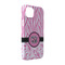 Zebra & Floral iPhone Case - Plastic - iPhone 14 Pro (Personalized)