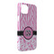Zebra & Floral iPhone 14 Pro Max Case - Angle