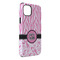 Zebra & Floral iPhone 14 Pro Max Tough Case - Angle