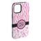 Zebra & Floral iPhone 15 Plus Tough Case - Angle
