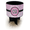 Zebra & Floral Black Beach Spiker Drink Holder (Personalized)