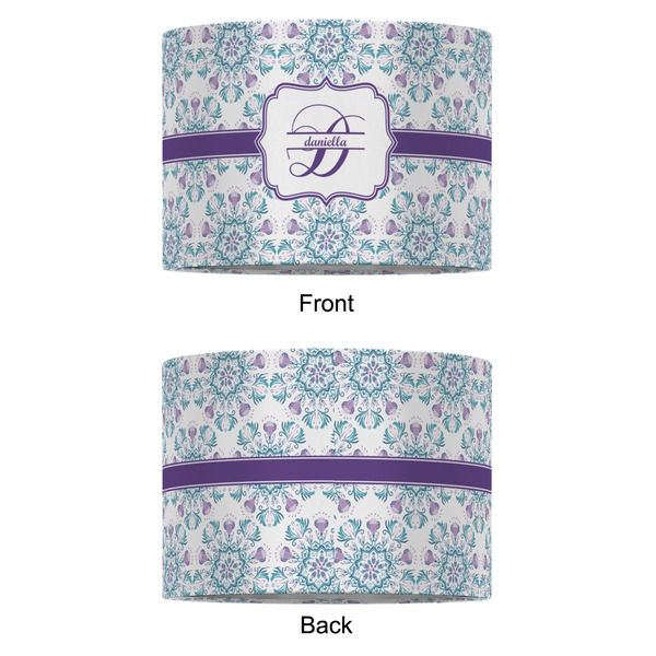 Mandala Floral 12" Drum Lampshade - APPROVAL (Fabric)