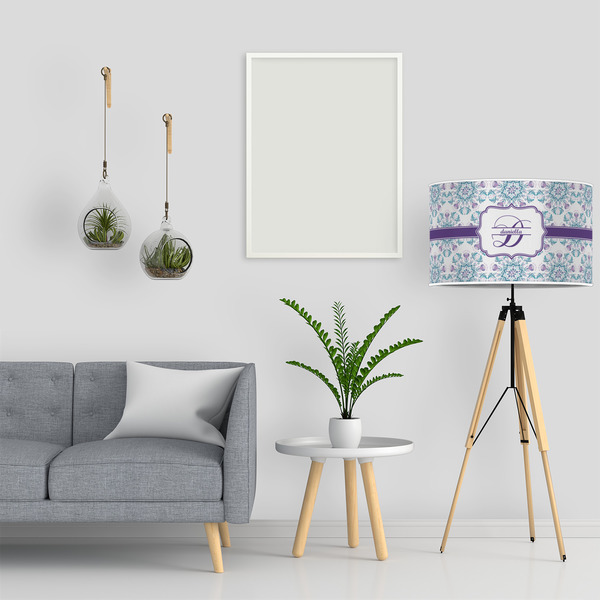 Mandala Floral 12" Drum Lampshade - LIFESTYLE