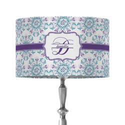 Mandala Floral 12" Drum Lamp Shade - Fabric (Personalized)