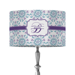 Mandala Floral 12" Drum Lamp Shade - Fabric (Personalized)