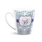 Mandala Floral 12 Oz Latte Mug - Front